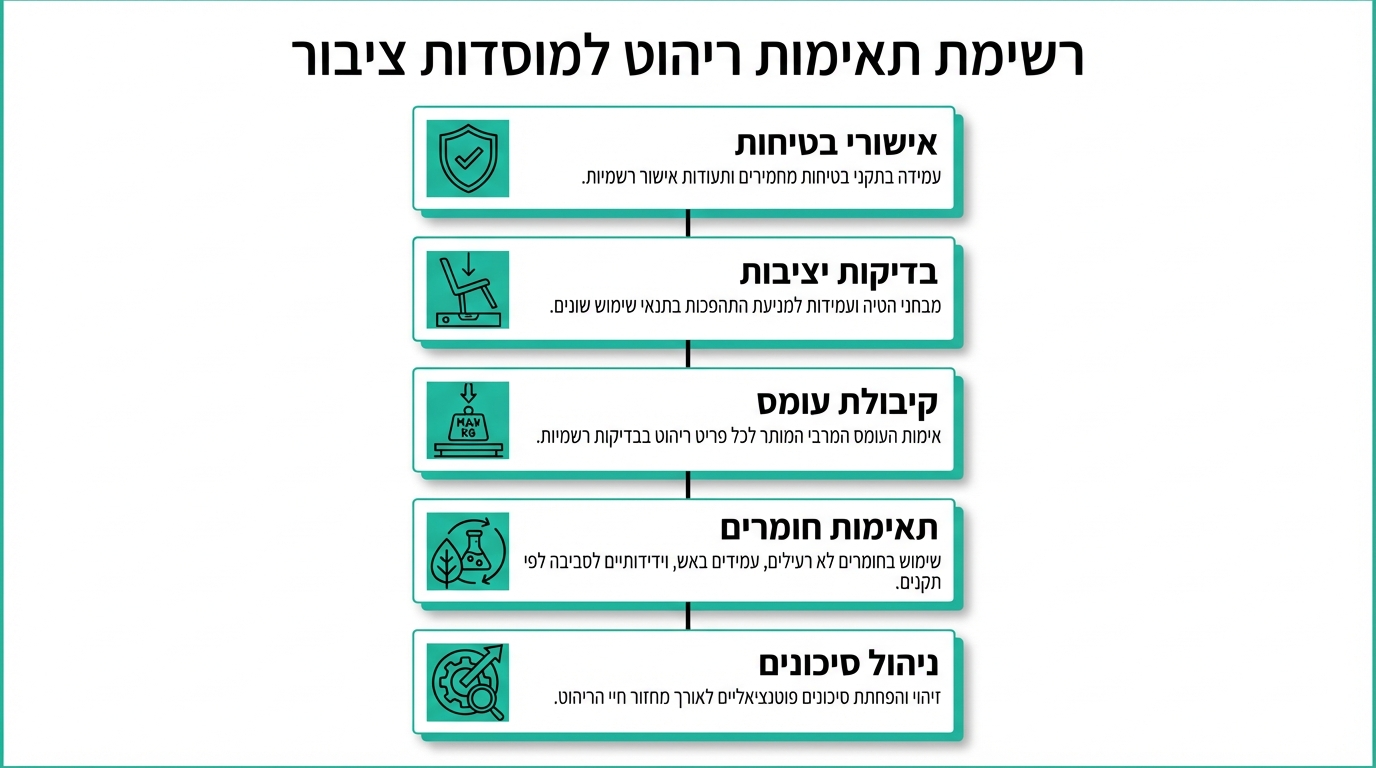 ריהוט לפי תקן - מה לבדוק