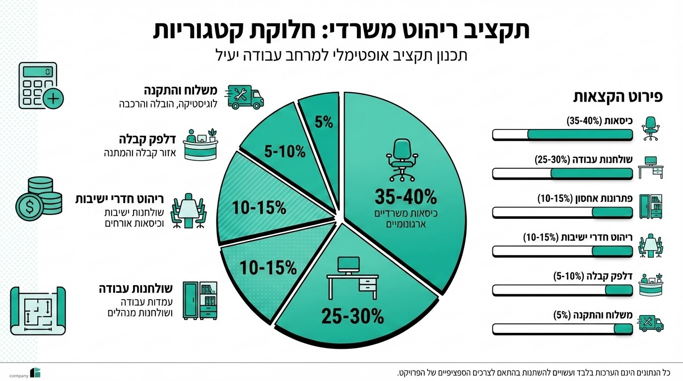 תקציב לריהוט משרדי איכותי