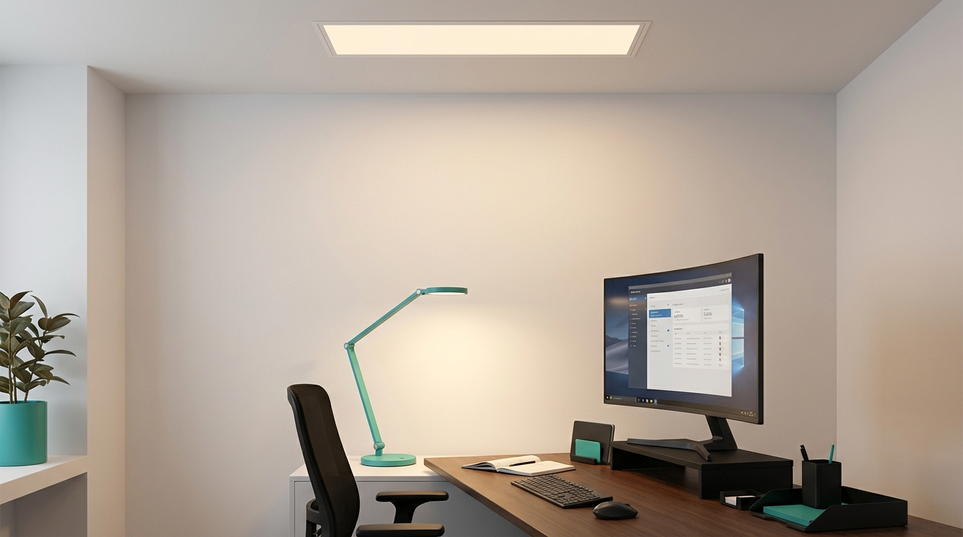 תאורה נכונה למשרד קטן