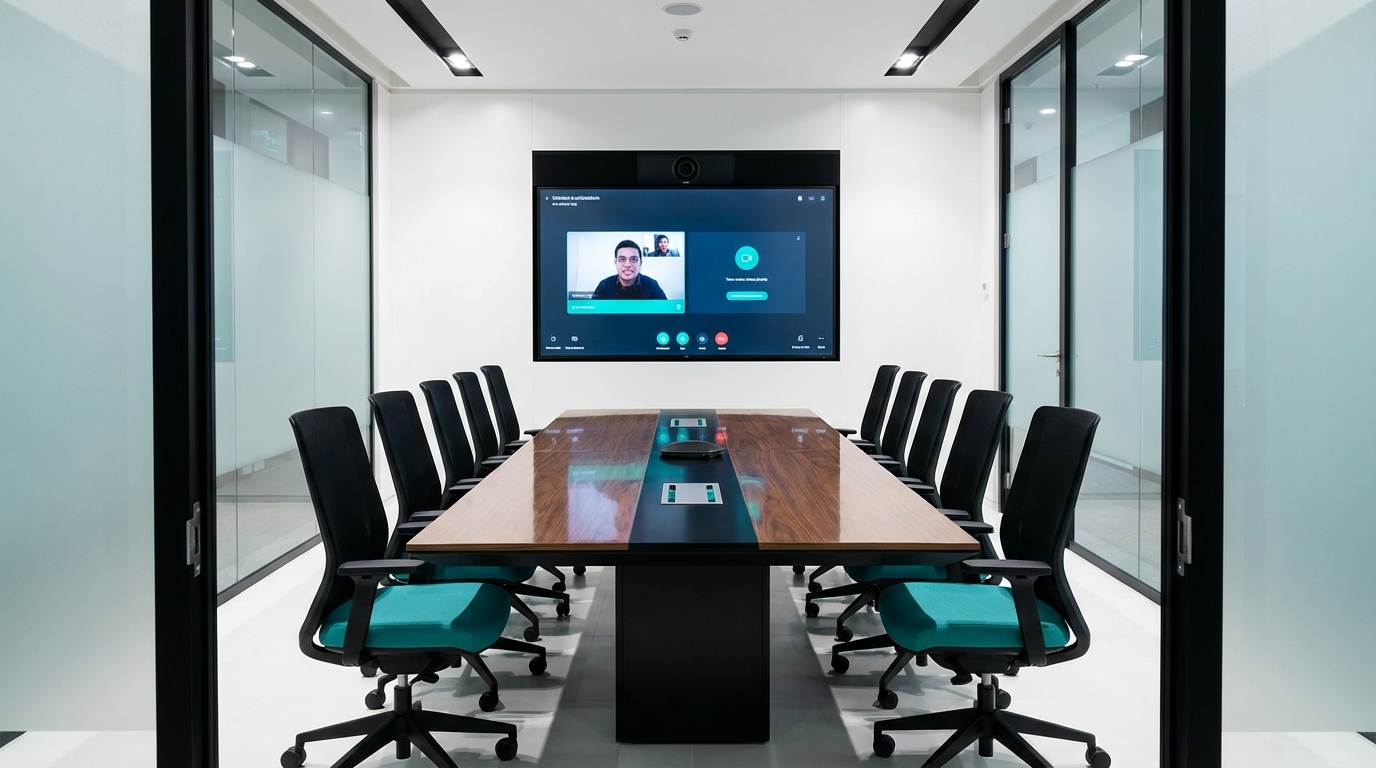 תכנון חדר ישיבות הייטק