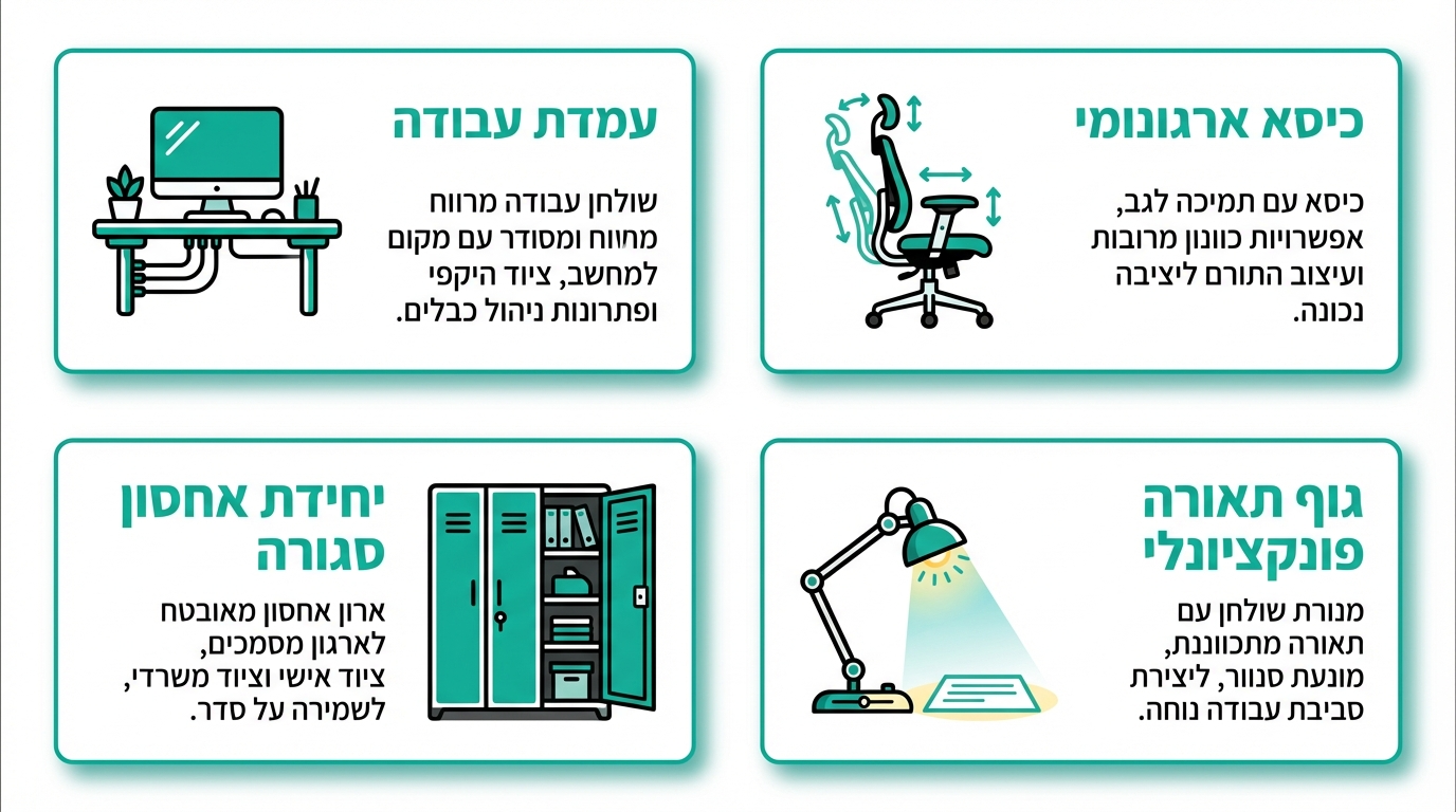 מה חובה שיהיה בכל משרד קטן