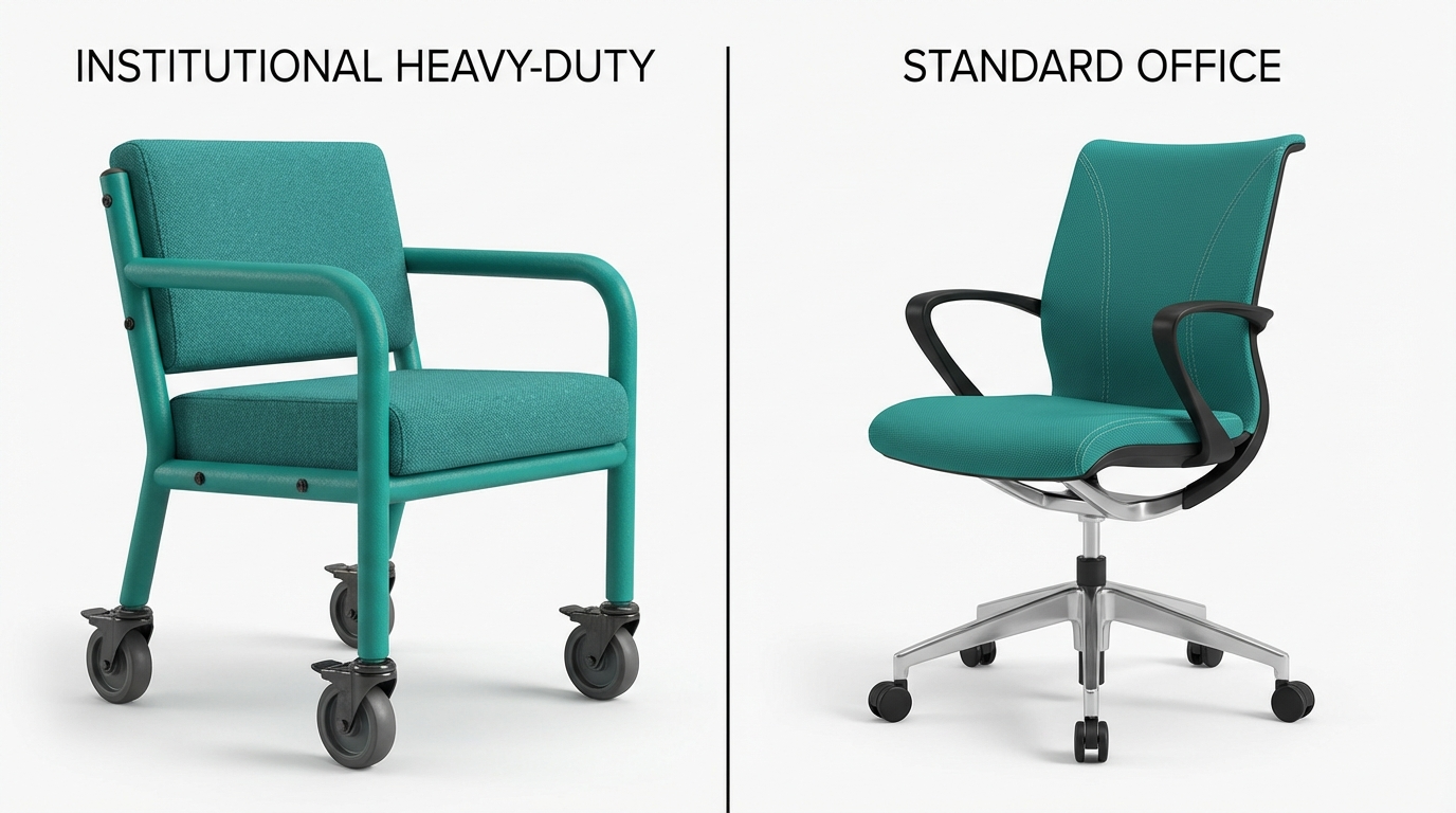 ההבדל בין ריהוט מוסדי לריהוט משרדי