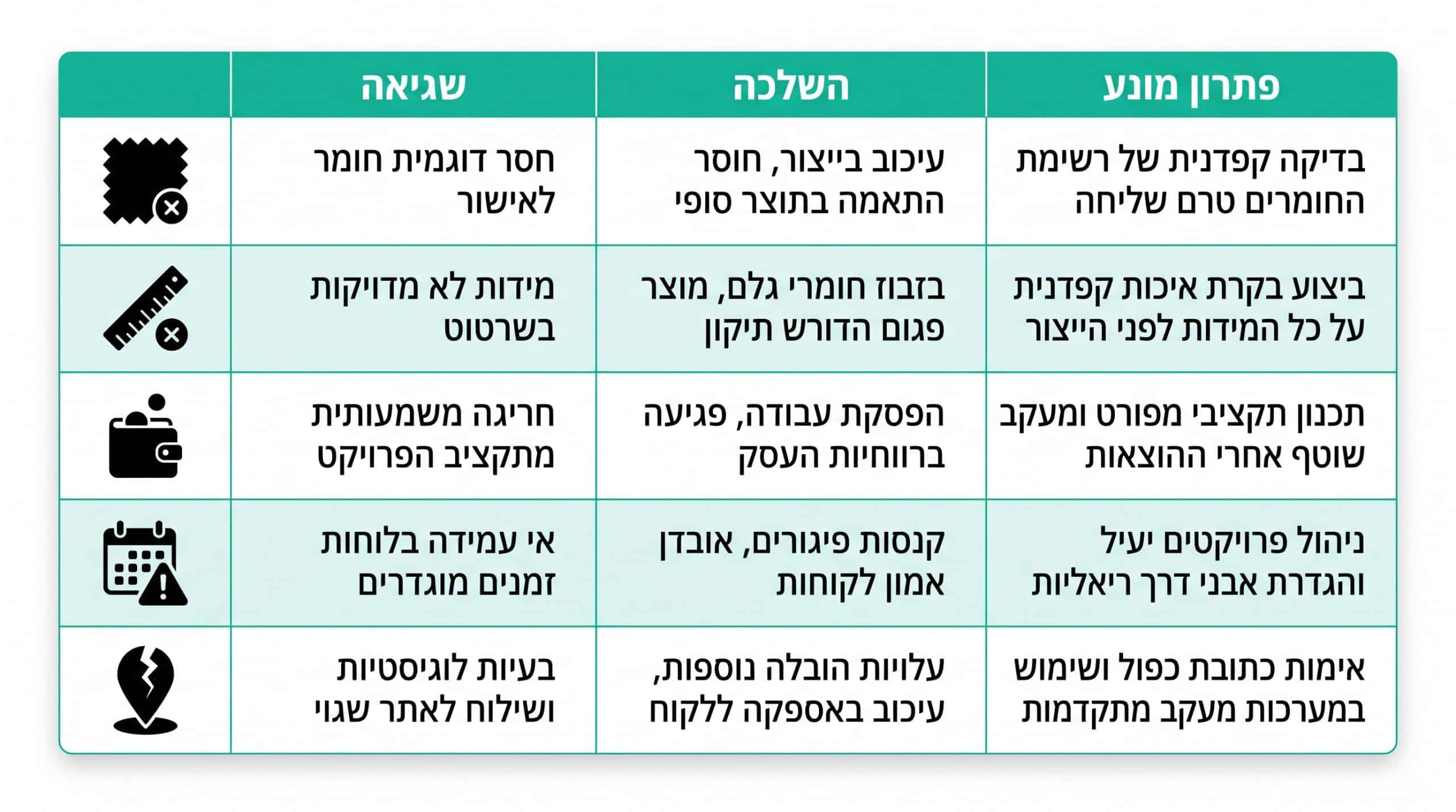 טעויות נפוצות בפרויקטי יבוא ריהוט משרדי
